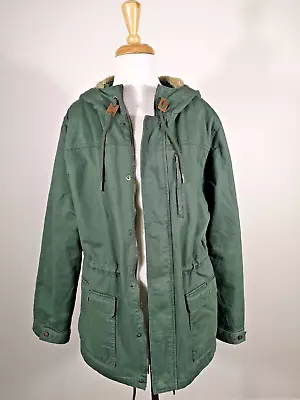 Skylark Jackpot Jacket Hooded Green Size  RRP110 • $60.58