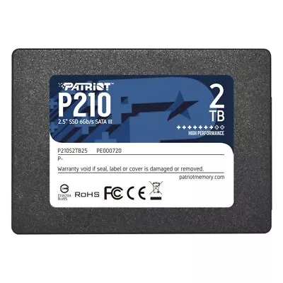 Patriot P210 2TB 2.5  SATA III SSD • £93.95