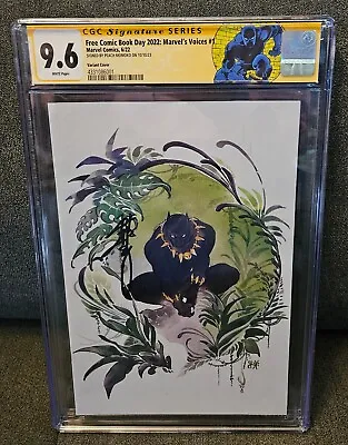 Free Comic Book Day 2022 Marvel's Voices 1 CGC SS 9.6 Signed Peach Momoko 1:1000 • £441.99