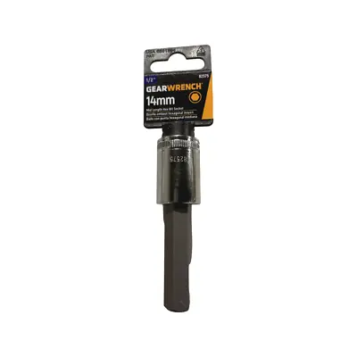 GearWrench 1/2  Drive Mid Length 14mm Hex Bit Socket 82575 • $10.40