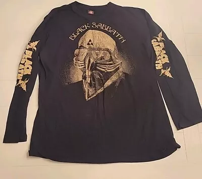 Rare Vintage Black Sabbath Tour Metal Tee SHIRT XXXL Long Sleeve  • $35