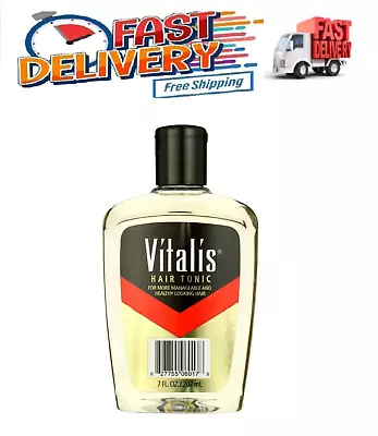 Vitalis V7 Hair Oil Tonic 7 Fl Oz Free Shipping • $8.78