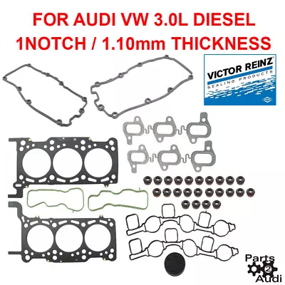 Oe Engine Cylinder Head Gasket Set For Audi VW Diesel 3.0T  1 NOTCH • $259.95