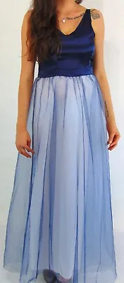 Summer Long Dress V- Neck Maxi Dress Prom Ball Gown Size M • £10.99