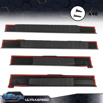 4Pcs Rocker Panel Protector Guard Covers Fit For 09-14 Ford F150 Crew Cab Pickup • $36