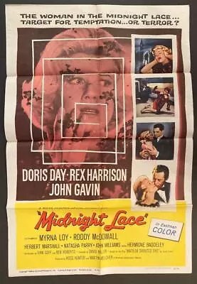  Midnight Lace-original One Sheet-poster-doris Day • $9.99