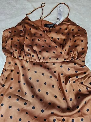 Womens MINKPINK Rust/black Dress Size Large NWT • $22