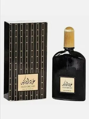 £12.99 • Buy Oud Orchid Black Perfume 100ml Spray Genuine Halal Eau De Parfum Jasmine Lotus
