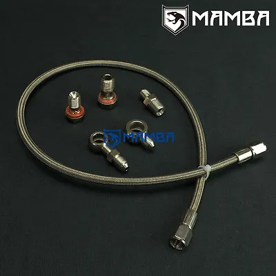 Mamba Turbo Oil Feed Line  Kit For VOLVO 740 940 960 2.3L TD04H-13C • $49.50