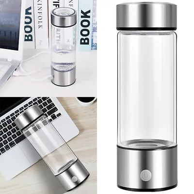 420mL Hydrogen-rich Generator Water Maker Cup Bottle Ionizer Maker Water Bottle • $35.99