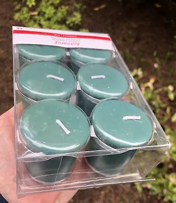 Ashland Lot Of 24 Votive Candles GREEN New In Box • $12.50