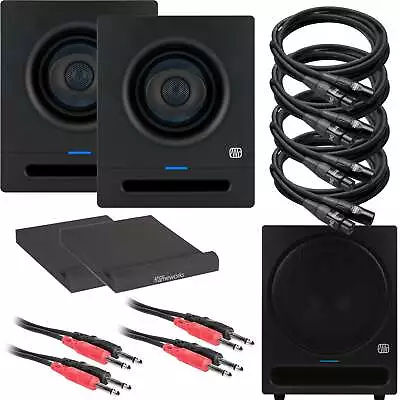 PreSonus Eris Pro 4 4  Active Coaxial 2-way Studio Monitor SUB PAK • $1149.99