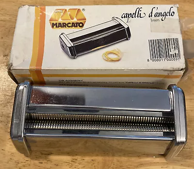 Marcato Capellini Cutter Attachment Works With Atlas 150 Pasta Machine - Silver • $29.99