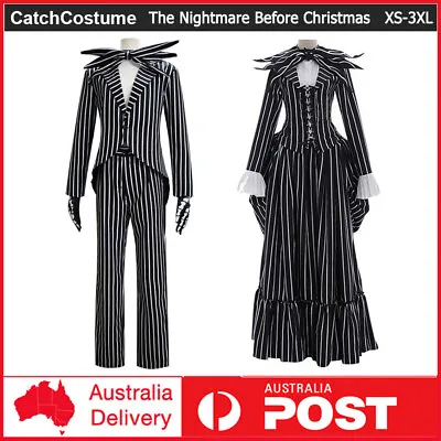 £64.43 • Buy The Nightmare Before Christmas Jack Skellington Cosplay Costume Uniform Outfits