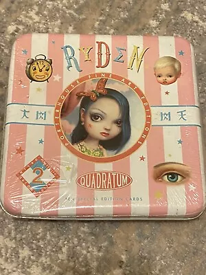 MARK RYDEN Quadratum Set Of 10 Greeting Cards In Tin Box. Mint Cond Shrink Wrap • $140