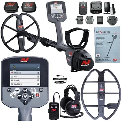 Minelab CTX 3030 Metal Detector PN: 3228-0101 And 17  Coil • $2418