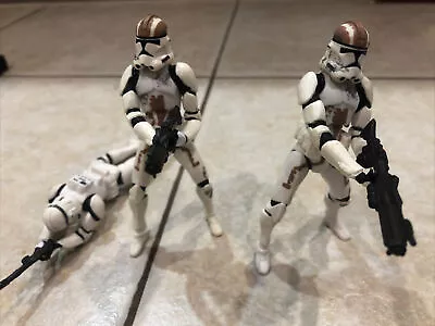 CLONE TROOPER Build Your Army 3.75” Figures (x3) (LOOSE) Hasbro • $45