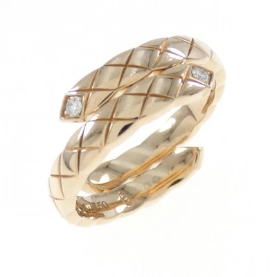 Auth Chanel Coco Crush Ring Diamond J11971 750rg Rose Gold #52 Widest:6.2g F/s • £3422.97