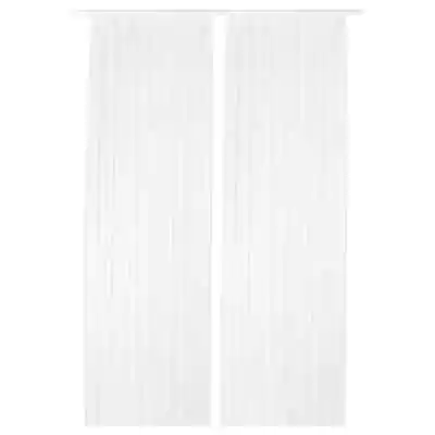 IKEA TERESIA Sheer Curtains 1 Pair White 145x250 Cm • £19.09