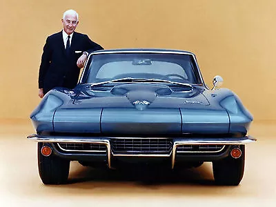 1966 CHEVY CORVETTE POSTER Blue/ Teal 24 X 36 Inch Awesome Print! Zora  • $23.99