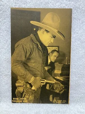 Buck Jones Two Gun Man Exhibit Arcade Card Postcard Version 2 Vtg • $9.99