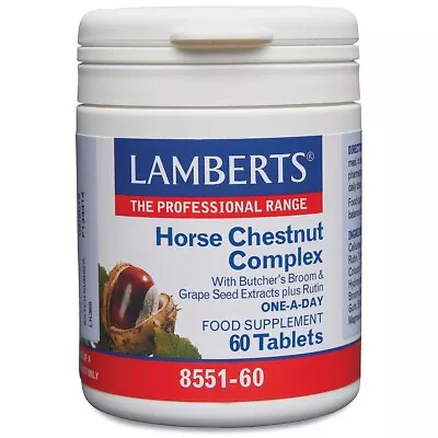 Lamberts Horse Chestnut Complex Tablets (60)  BBE 11/2024 • £15.99