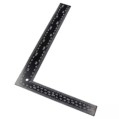 Metal L Square Ruler 90 Degree Right Angle Metric And Inches Ruler Double Side • $13.49
