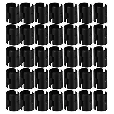 Wire Shelf Clips Shelving Split Sleeves Lock Metal Rack Fits 1  Post 54 Pieces • $11.49