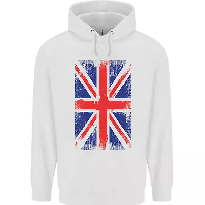 Union Jack British Flag Great Britain Mens 80% Cotton Hoodie • £24.99