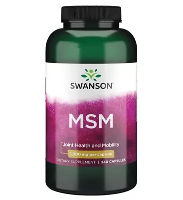 Swanson MSM 1000mg 240 Capsules • $29.90