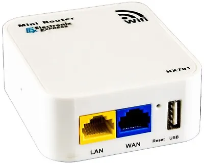 150Mbps Wireless N Mini Pocket Router Repeater 2 LAN Ports USB Port (HX701) • $24.95