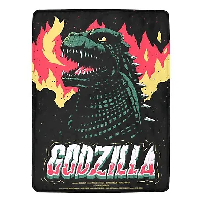 Retro Godzilla Monster Movie Ultra-Soft Micro Fleece Blanket • $44.99