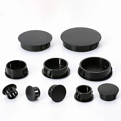 £1.86 • Buy Round Plastic Black Blanking End Cap Caps Tube Pipe Inserts Plug Bung 5mm - 60mm