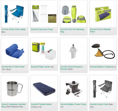 Summit Camping Equipment Many To Chose From • £2.25