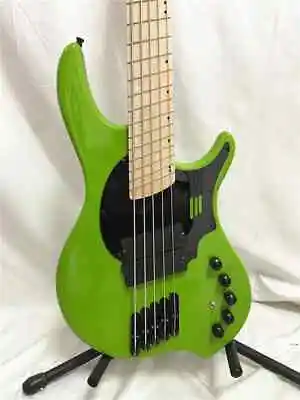 High Quality Green 5-string Green Electric Bass Maple Neck Black Accessories • $448.40