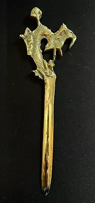 Vintage Brass Dragon Letter Opener • $21