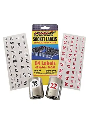 $9.99 • Buy Socket Labels 100% Made In The USA Orders Ship Out Next Day