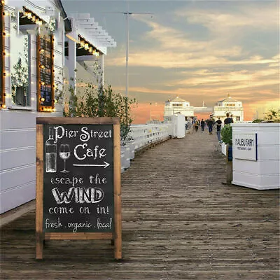 Magnetic Pavement Chalkboard Sign Extra Large Sandwich Blackboard Easel Wedding  • $35.90