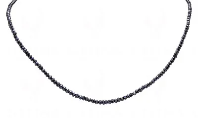 $246 • Buy Natural Black Diamond Bead Necklace NP1440