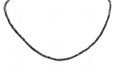 $246 • Buy Natural Black Diamond Bead Necklace NP1440