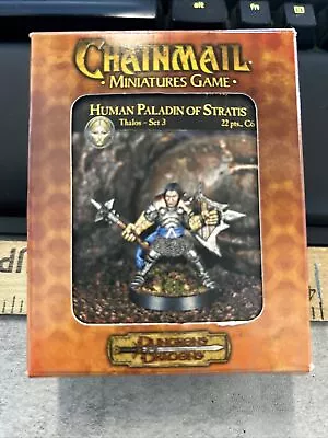 D&D DUNGEONS & DRAGONS CHAINMAIL Miniatures HUMAN PALADIN Of Stratis • $20.50