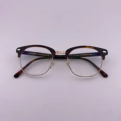 Moscot EyeGlasses Yukel Col.burnt Tort/Gold Size:51■22-150 (With Case) • $138.45