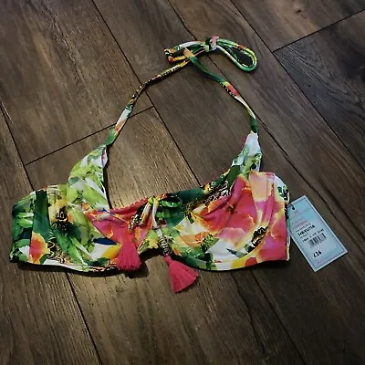 Matthew Williamson Assam Butterfly Uw Bikini Top Size 34 B Bnwt • £2.99