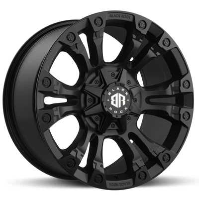 $1599 • Buy Holden Colorado Wheels 20 Inch Black Rock Forcer Satin Black 4x4 Rims 20x9