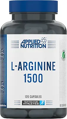 £15.95 • Buy L-Arginine 1500mg Amino Acid Nitric Oxide Pre Workout Muscle & Protein Booster