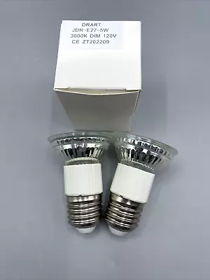 LED Range Hood Light Bulbs 2 Pack 5W JDR E27 75mm • $16.09