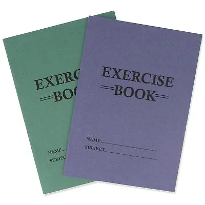 ELEMENTARY EXERCISE BOOKS Pack Of 6 48 Lined Paper Pages School Work Stationary • £4.86
