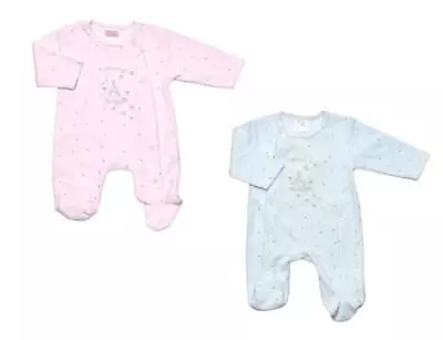 £12.99 • Buy Newborn Baby Sleepsuit Girls Boys ~ Welcome To The World ~ Silver Stars ~ NB 0-3