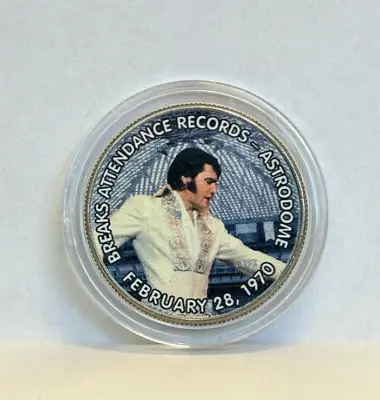 United States - Elvis Presley - Astrodome Records - Half Dollar Colorized Coin • $12.85