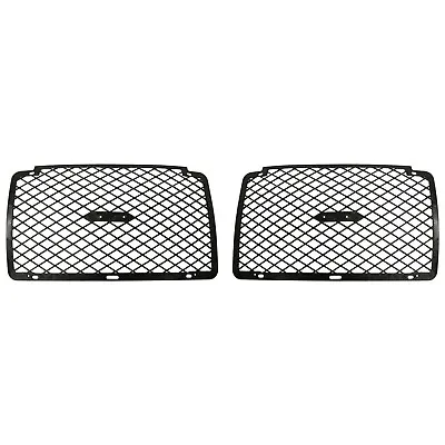 Bumper Grille Set Of 2 Black Plastic Left & Right For 2003-2005 Dodge Neon SRT-4 • $35.98